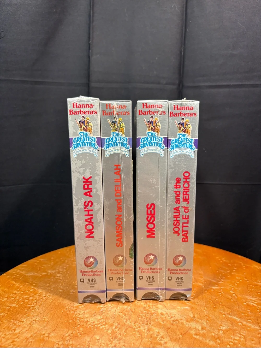 VTG Hanna-Barbera Bible Stories Sealed VHS Lot of 4 - Brand New!